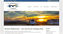 Desktop Screenshot of flugplatz-donaueschingen.de